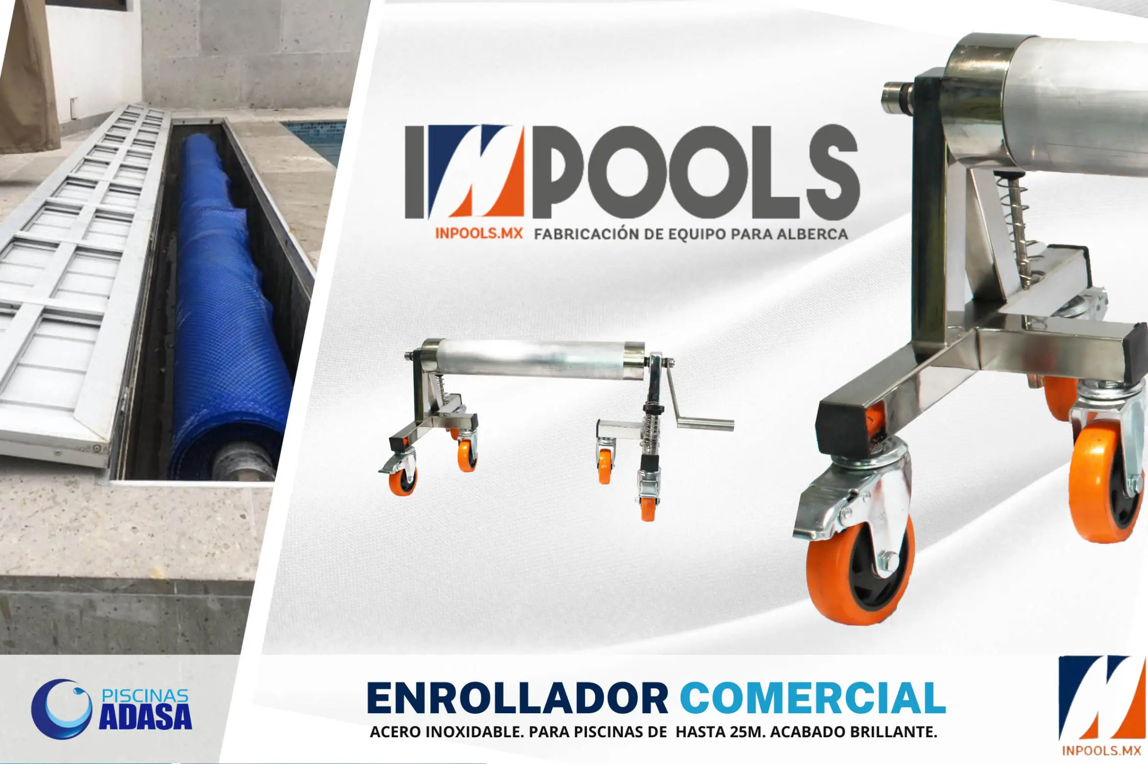 enrolladores para piscinas